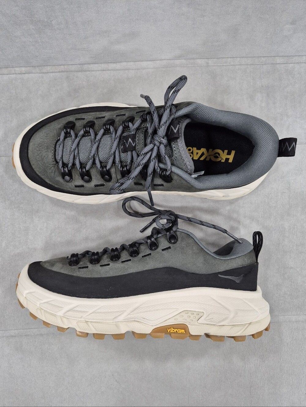 Hoka One One Tor Summit Lifestyle sneakers women's 6.5 Outer Orbit black gray